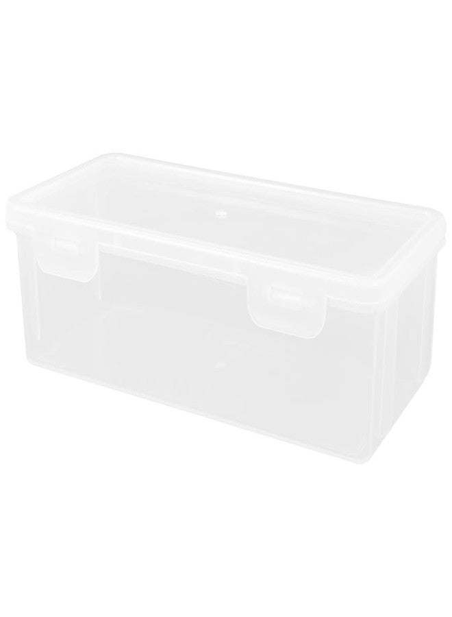 Alipis Bread Storage Box Bread Keeper Sandwich Buns Plastic Food Container Fridge Organizer Plastic Bread Holder Airtight Bread Storage Container Tea Containers Pp Grain Storage Pickle, Transparent - Image 1