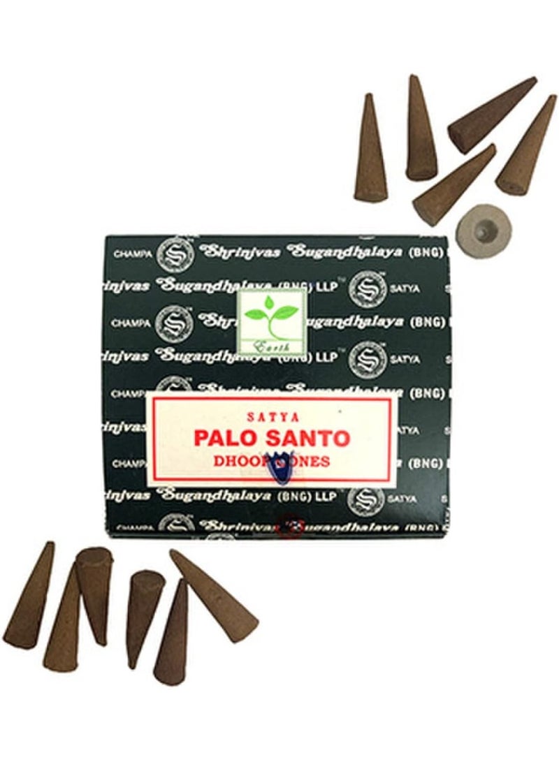 Satya Palo Santo Dhoop Cones – Premium Natural Incense Cones for Meditation, Relaxation & Spiritual Healing – Long Lasting Aromatic Fragrance for Home, Yoga & Puja - Image 2