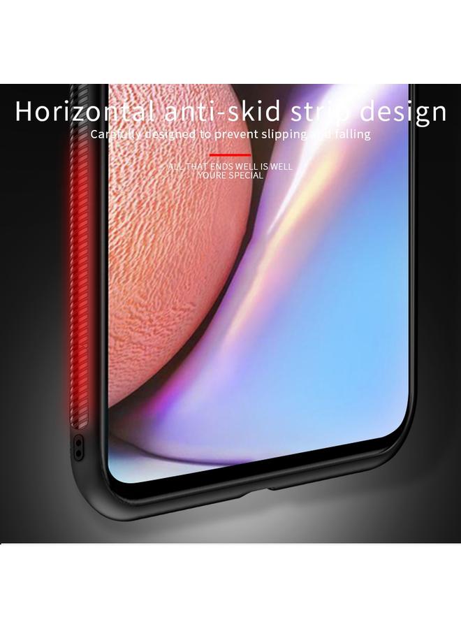 PINWUYO Case For Galaxy A10S Rong Series Shockproof PC + TPU+ Chemical Fiber Cloth Protective Cover - Image 4