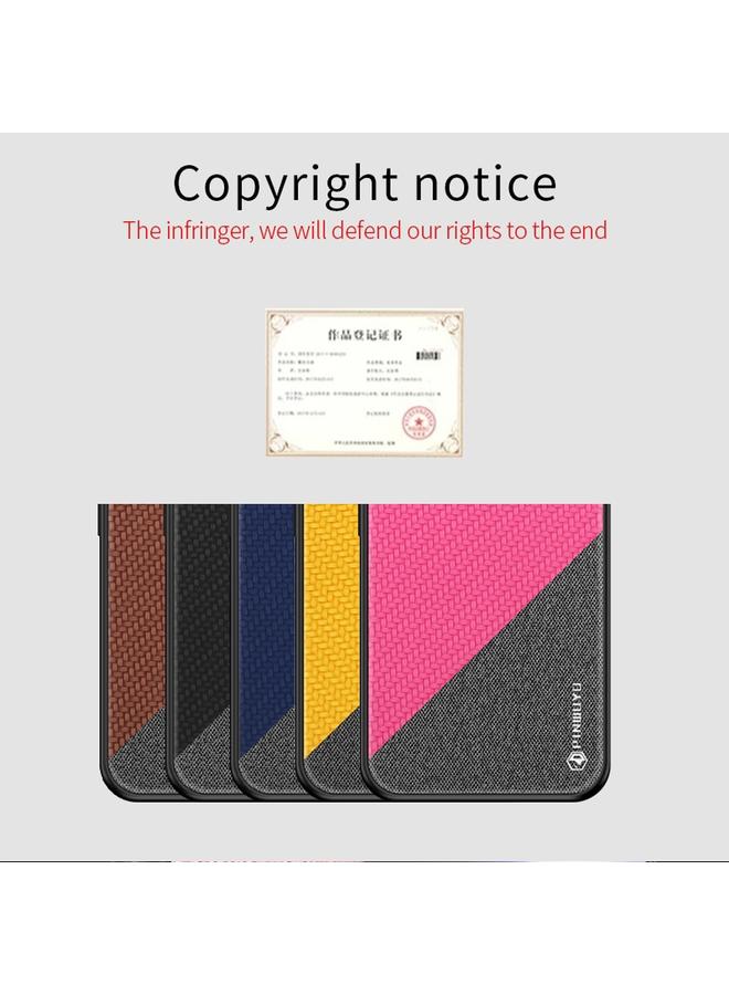 PINWUYO Case For Galaxy A10S Rong Series Shockproof PC + TPU+ Chemical Fiber Cloth Protective Cover - Image 3