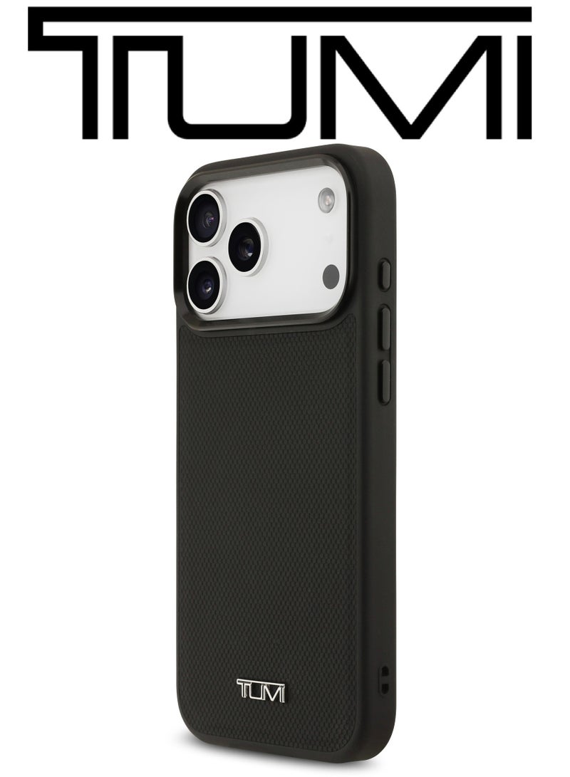 CG MOBILE Leather iPhone 17 Pro Max case. MagSafe wireless charging phone case. Velvet-lined iPhone 17 Pro Max case. Elegant French-designed iphone 17 pro max back cover certified in partnership with TUMI and CG MOBILE. - Image 3