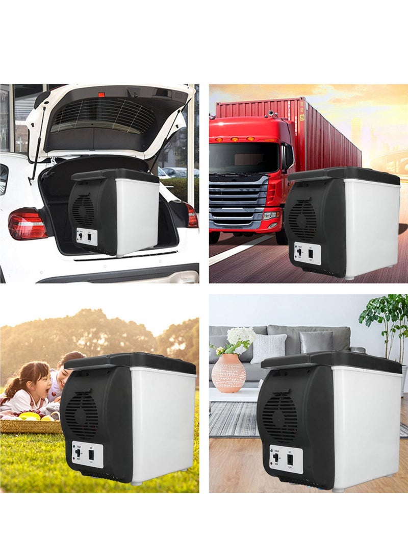 Hihonor Car Refrigerator, 6L 12 Volt Refrigerator Food Grade Low Noise Multifunctional Portable Freezer Compressor Cooler Compressor Freezer for Cars - Image 5