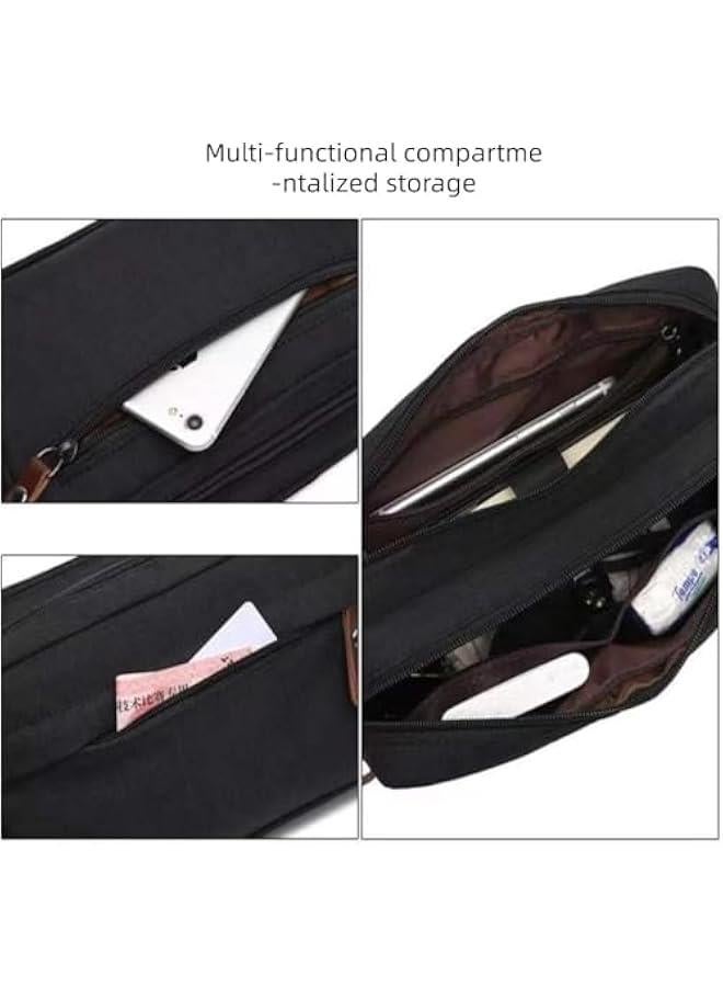 HOOKOR Toiletry Bag for Men, Large capacity waterproof Nylon Travel Toiletry Bag Dopp Kit (grey) - Image 4