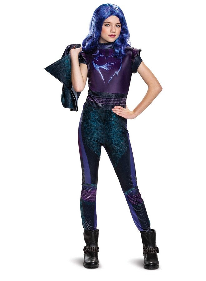 Disguise Mal Descendants 3 Classic Girls Costume, Official Disney Halloween Outfit, Kids Size Medium (7-8), Purple - Image 2