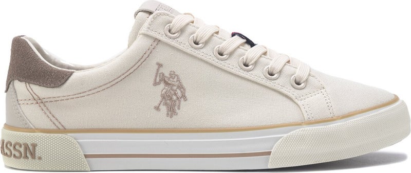 U.S. Polo Assn. BASE. Polo Assn. Rachel 3fx Beige Women's Sneaker  - Image 1