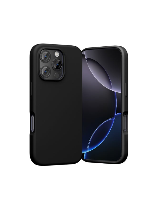 VENTION Liquid Silicone Case for iPhone 16 Pro Max with MagSafe Black Model # KUHB0-40 - Image 2