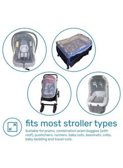 Enovoe Mosquito Net For Stroller Durable Baby Stroller Mosquito Net Perfect Bug Net For Strollers Bassinets Cradles Playards Pack N Plays And Portable Mini Crib (Pink)  - Image 4