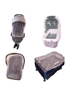 Enovoe Mosquito Net For Stroller Durable Baby Stroller Mosquito Net Perfect Bug Net For Strollers Bassinets Cradles Playards Pack N Plays And Portable Mini Crib (Pink)  - Image 2