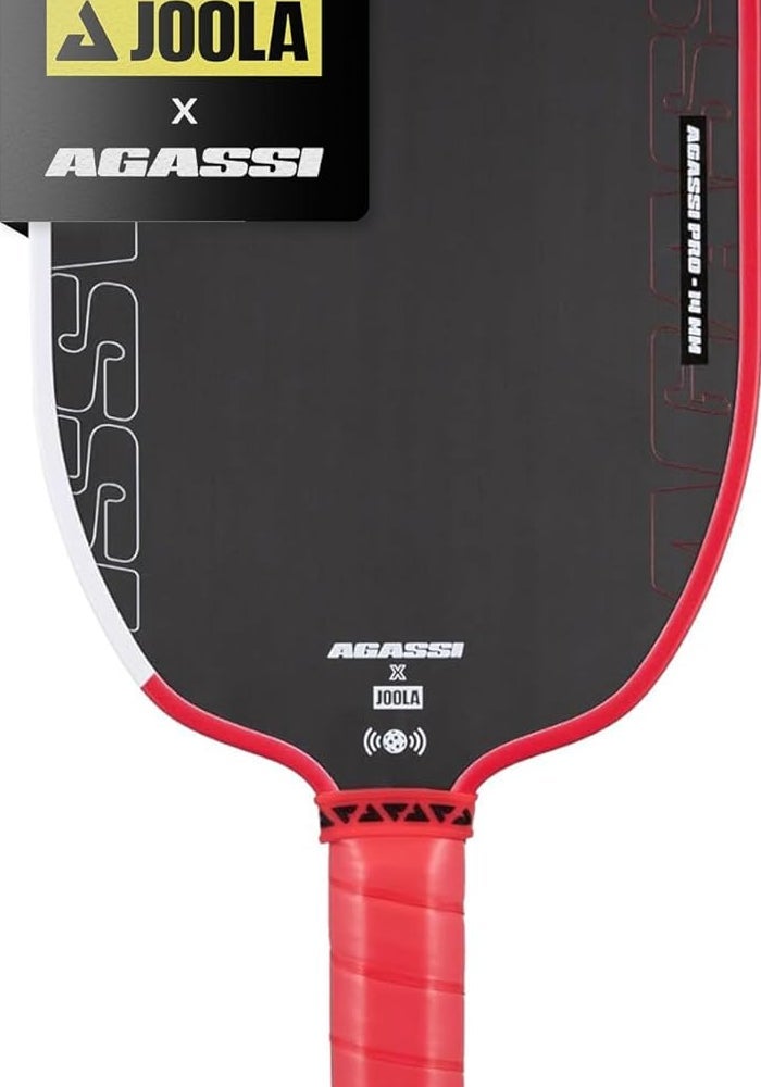 JOOLA Agassi Pro 14mm Pickleball Paddle - Carbon Fiber Surface - Image 1