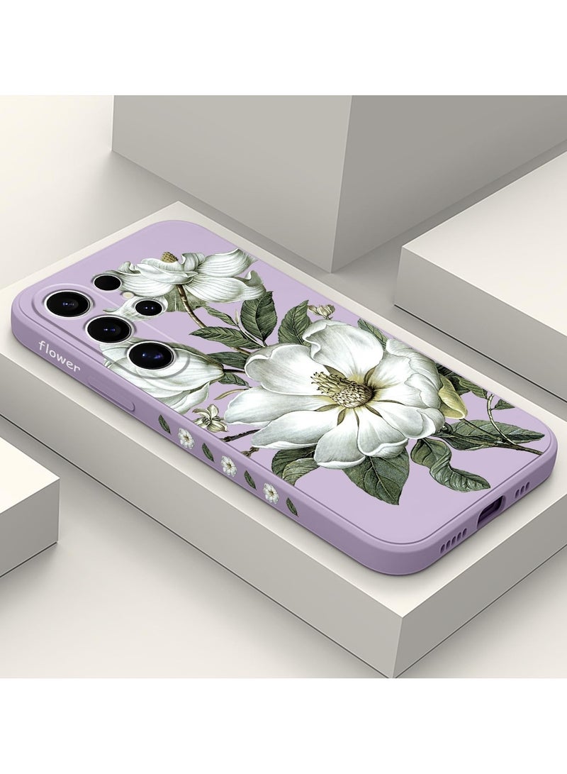 for Samsung Galaxy S25 Ultra Case, Creative Patterns Slim Non Slip Lightweight Phone Cover for Galaxy S25 Ultra 6.9 inch, Cotton Purple - Image 2