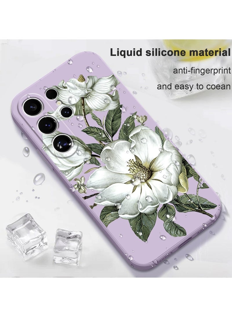 for Samsung Galaxy S25 Ultra Case, Creative Patterns Slim Non Slip Lightweight Phone Cover for Galaxy S25 Ultra 6.9 inch, Cotton Purple - Image 5