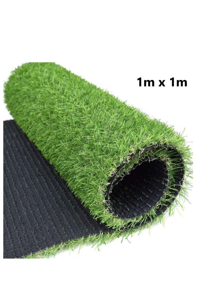 Generic Artificial Grass Mat Green 10mm Thickness 1 m x 1 m  - Image 1