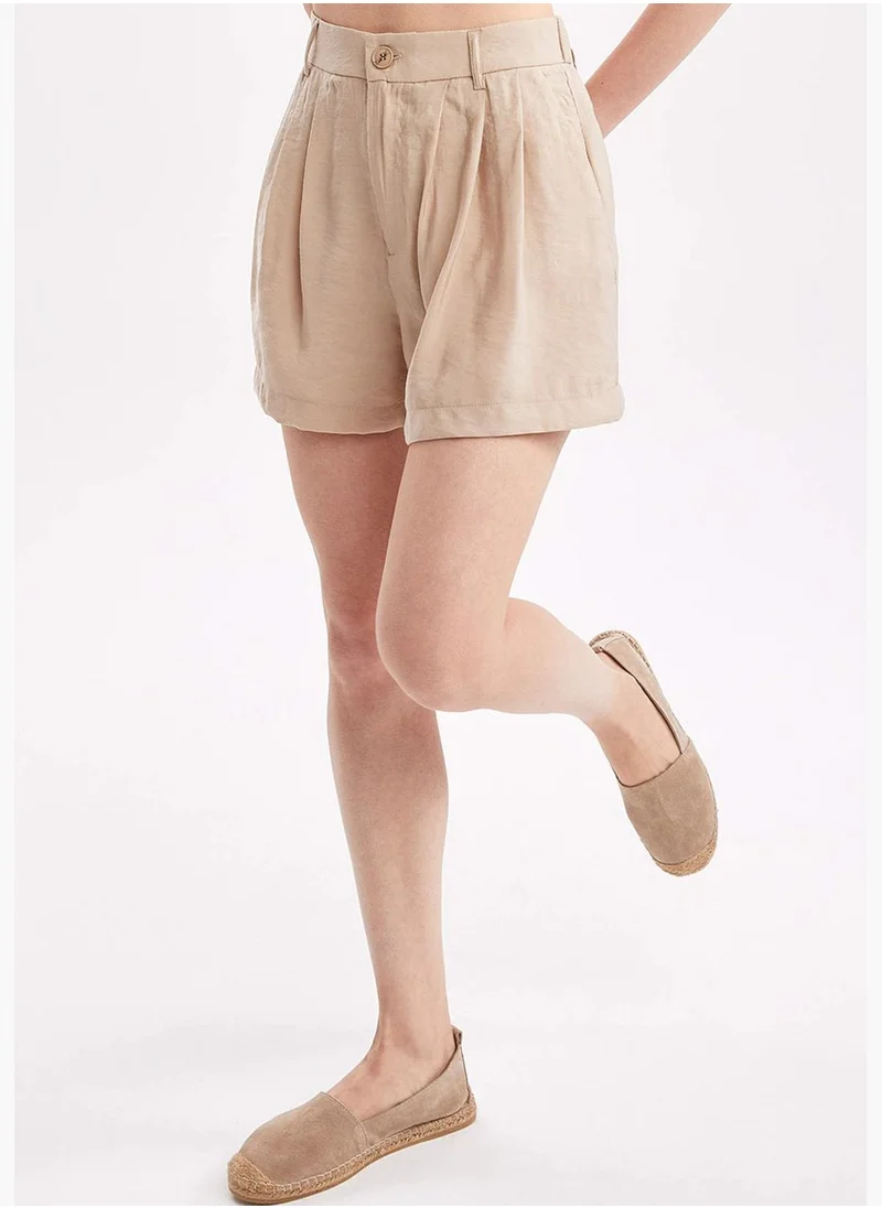 DeFacto Regular Fit High Waisted Mini Short