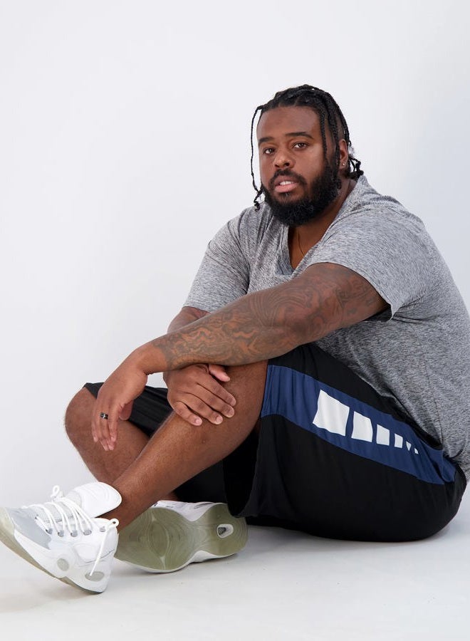 REALESSENTIALS Men s Big and Tall Mesh Active Quick Dry Fit Active Athletic Clothing Workout Summer Gym Clothes Sleeping Basketball Gym Shorts Casual Exercise Elastic Running, Set 6, 4X, Pack of 3 - Image 4