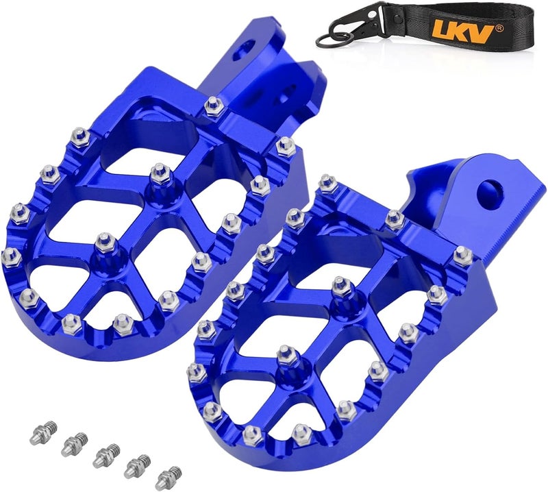LKV CNC Motorcycle Foot Pegs for Dirt Bikes - Image 1