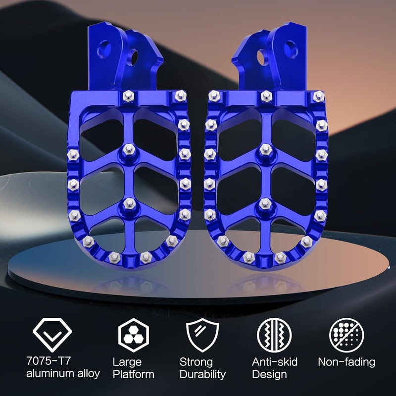 LKV CNC Motorcycle Foot Pegs for Dirt Bikes - Image 2