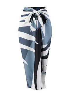 Generic 2Pcs The latest women's one-piece swimsuit hollow gem long dress swimsuit set  - Image 2