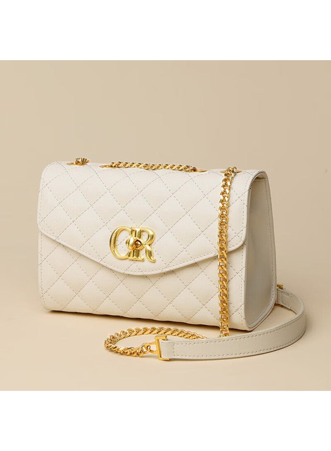 Crocodile Festival Cowhide Women's Simple Diamond Pattern Crossbody Bag, Classic Chanel-style Shoulder Bag, Birthday Gift - Image 4