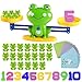 ISMETACU Frog Balance Math Toy for Preschool Cool Counting Manipulatives and STEM Learning Materials for Kids Ages 57 Fun Number Match Activity for PreK Classroom and Early Education Centers - Image 2