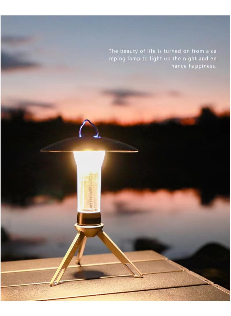 Generic Rechargeable camping light, portable LED work light IPX7 waterproof outdoor camping light, suitable for camping, hiking, and night fishing  - Image 1