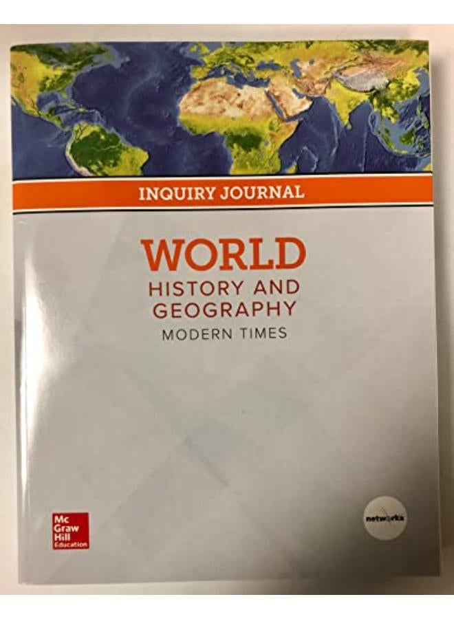 World History And Geography  Modern Times  Inquiry Journal  Ed   1