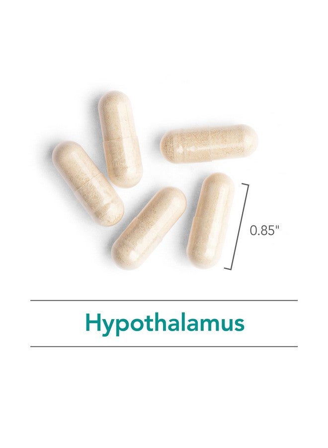 Nutricology Nutricology Hypothalamus Supplement - Endocrine Support, Natural Glandular, 500mg Adrenal Support, Adrenal Pituitary, Adrenal Gland Function, Bovine, Lyophilized, Vegicaps - 100 Count  - Image 5