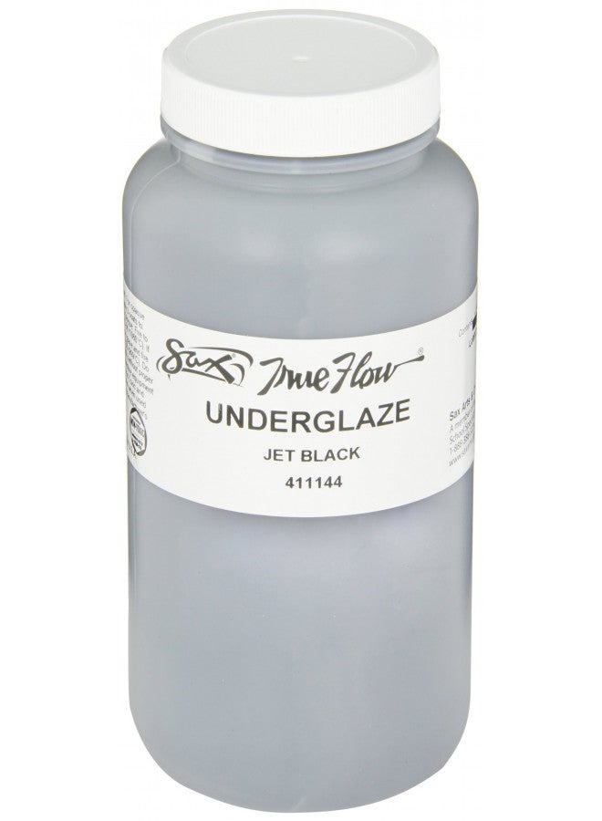 Sax True Flow Underglaze, Jet Black, 1 Pint - 411144