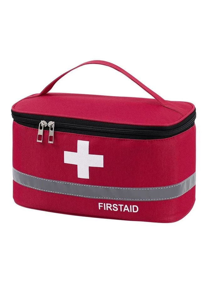 Large Red Portable Medical First Aid Kit For Travel Home Emergency Organizer - Image 1