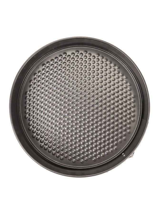 Royalford RF8783 3 Pcs Springform Cake Tins with Loose Base - Non-Stick Quick-Release Quality Bakeware Tins for Soft Sponge Cakes, Cheesecakes & Fruitcakes - Heart, Round & Square Shaped Tins - 0.4mm Thick Black - Image 4