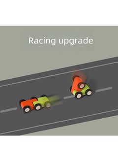Generic Fun little car,Multi-layer wooden track gliding car toy with inertia sliding racing feature, Slide racing car, ,Suitable for children aged 3 to 12 years old, Boys and girls', Birthday gifts.  - Image 3