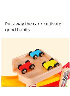 Generic Fun little car,Multi-layer wooden track gliding car toy with inertia sliding racing feature, Slide racing car, ,Suitable for children aged 3 to 12 years old, Boys and girls', Birthday gifts.  - Image 4