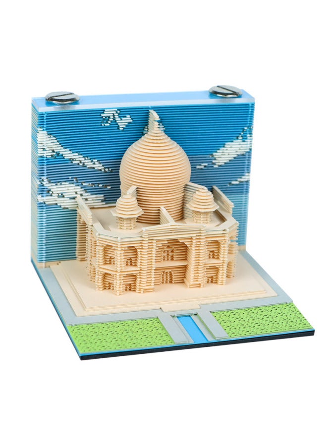 Henan Luoyang Cultural And Creative Gifts Custom-made Tourist Attraction Commemorative Gifts Desktop Paper Carving Ornaments 3d Stereo Note Pad