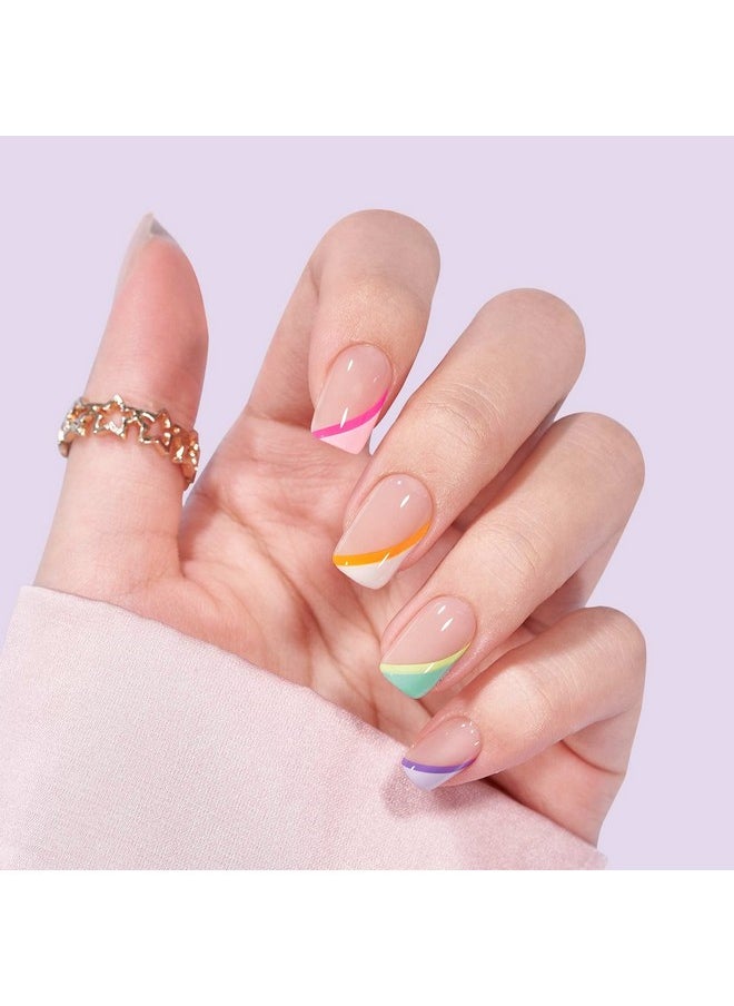 Short Press On Nails Btartbox Supremely Fit & Natural Soft Gel French Tip Press On Nails Square Glue On Nails With Glue Reusable Stick On Nails In 15 Sizes 30 Fake Nails Kit Pastel Curves - pzsku/Z0EDEE18F9C5BB1212166Z/45/_/1720086119/5cdbea74-cce6-4568-8e6c-30f15f55a6b6