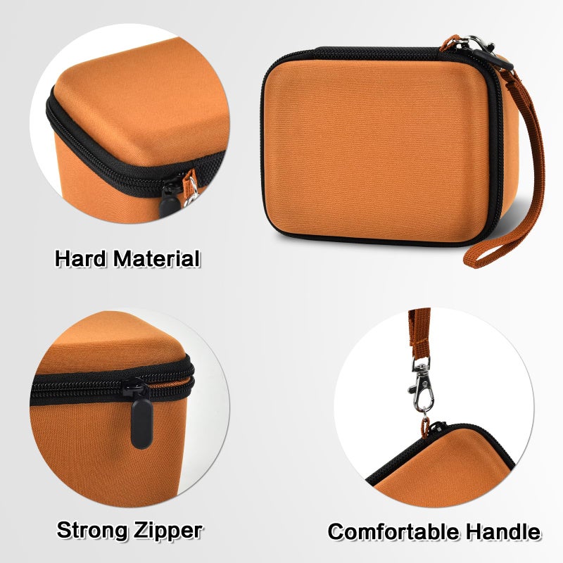 Comecase Vlogging Camera Case Compatible with for Duluvulu/for VJIANGER/for JGIPL/for TEBNGIHNM 4K Digital Cameras for Youtube. Vlog Camera Carrying Storage for Lens, Cable and Other Accessories - Brown - Image 3