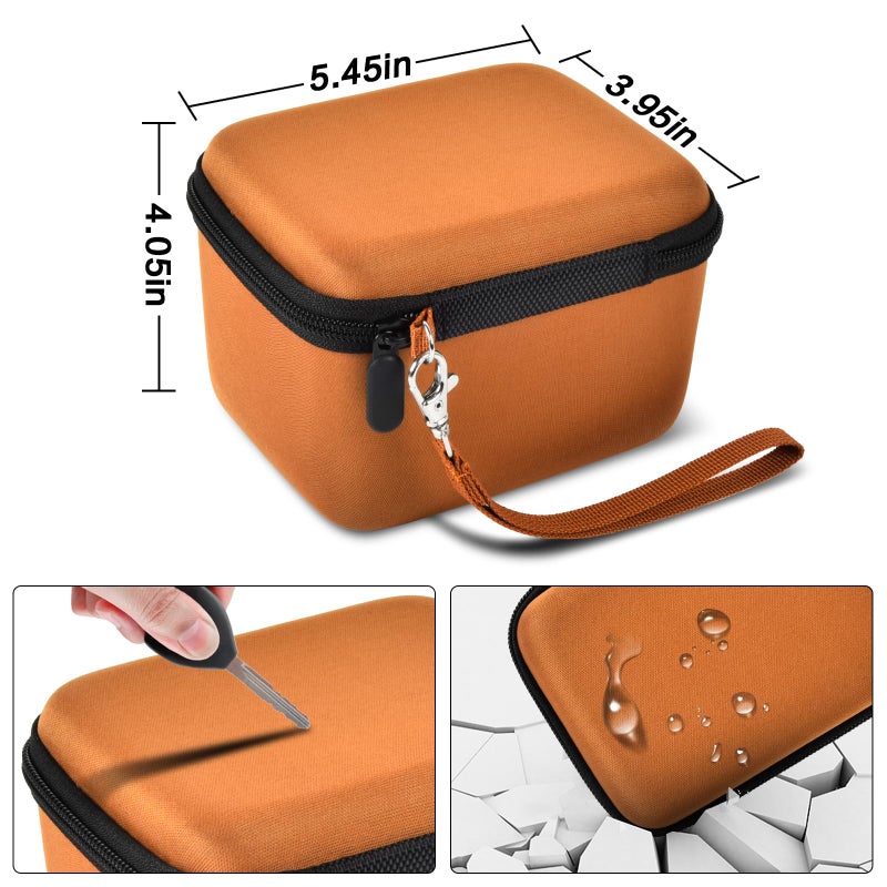 Comecase Vlogging Camera Case Compatible with for Duluvulu/for VJIANGER/for JGIPL/for TEBNGIHNM 4K Digital Cameras for Youtube. Vlog Camera Carrying Storage for Lens, Cable and Other Accessories - Brown - Image 5