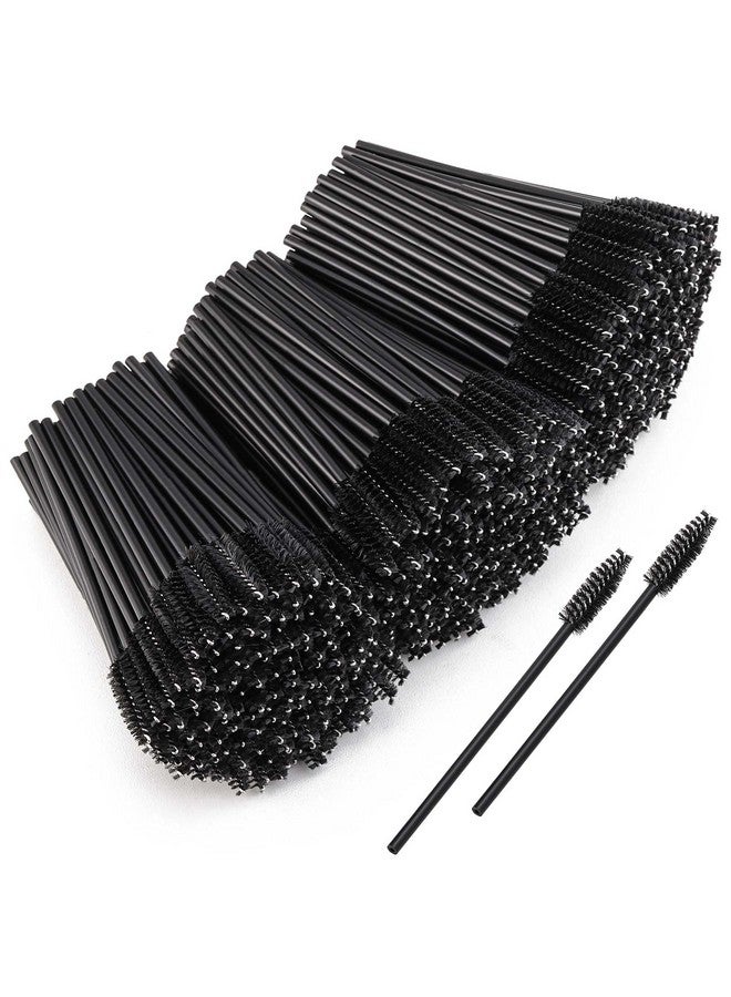 LoveBB Disposable Mascara Wands Brush Makeup Spoolies Bulk for Eyelash Extensions, Black (1000 Pieces) - Image 1