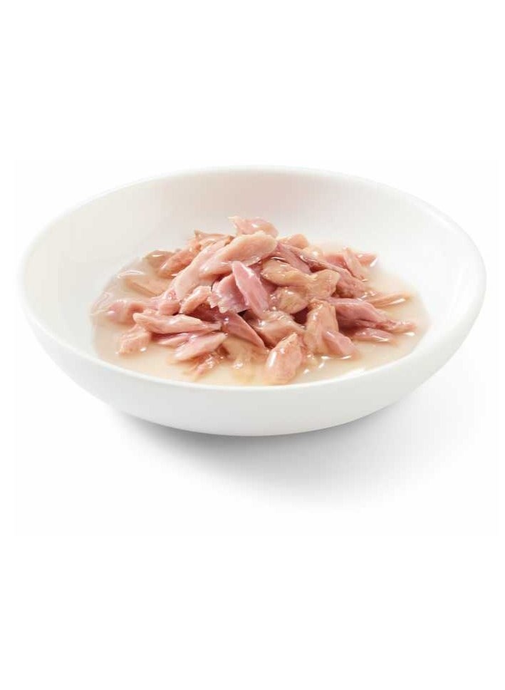 Schesir 14PC Cat Can Broth-Wet Food Tuna 70g - Image 2