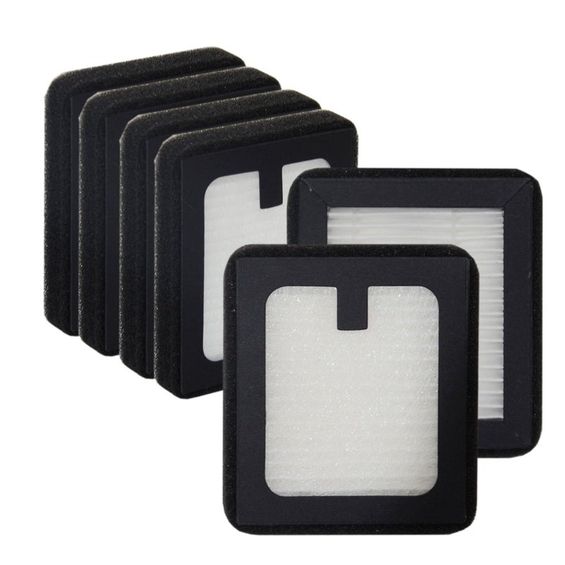 PUREBURG Replacement HEPA Filter Compatible with Baby Brezza Baby Bottle Dryer Advanced Bottle Washer (did not fit Bottle Washer Pro), 6-Pack Air Clean - Image 1