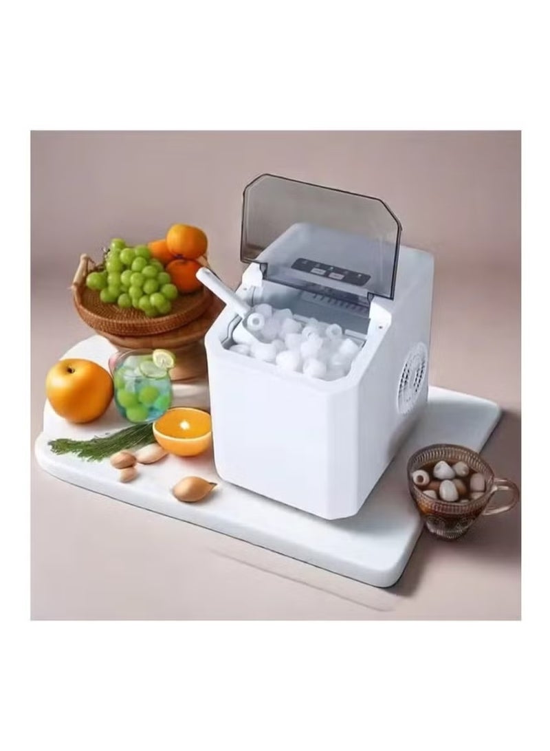 Denx DX2051 Smart Ice Maker - 110W, 1.3L Capacity Tank, 12kg Daily Ice Production, Compact Tabletop Design - White - Image 5