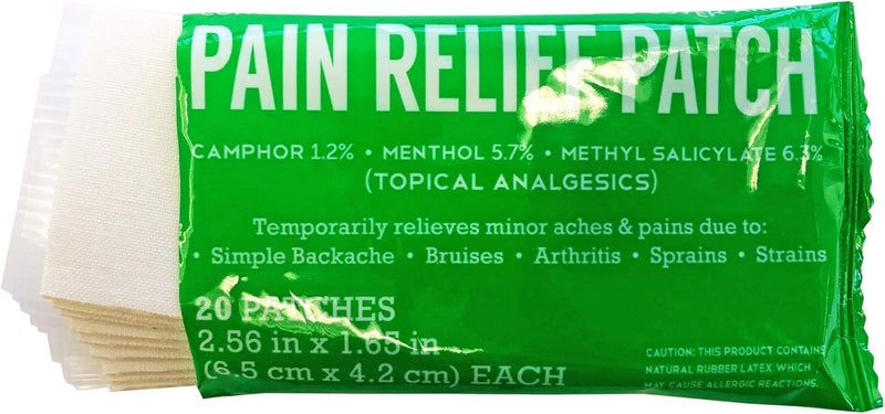 Coralite Small Pain Relief Patch 20 Count Bulk Case of 24 - Image 2