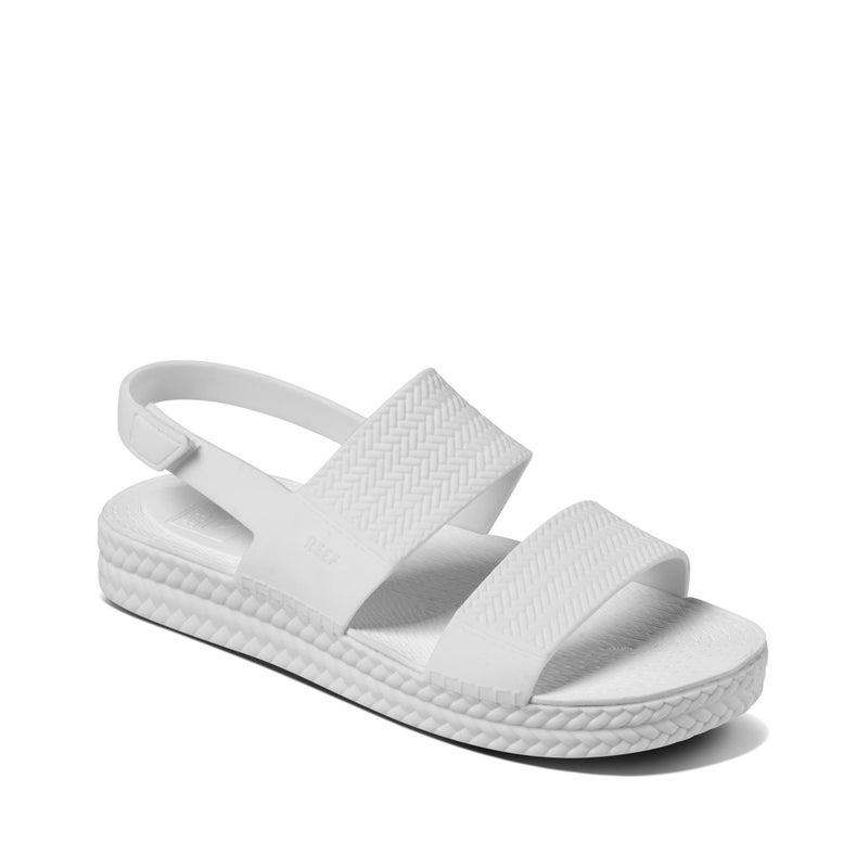REEF Water Vista Womens Platform Sandal, Water Friendly, Adjustable Strap, White, 5 - Image 4