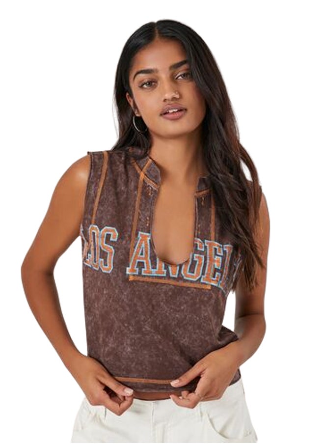 FOREVER 21 - Graphic Muscle Tee - Image 1