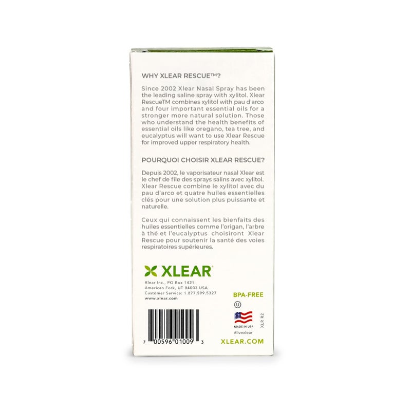 Xlear Rescue Natural Nasal Spray with Xylitol, Oregano and Tea Tree, 1.5 fl oz (Pack of 1) - Image 4