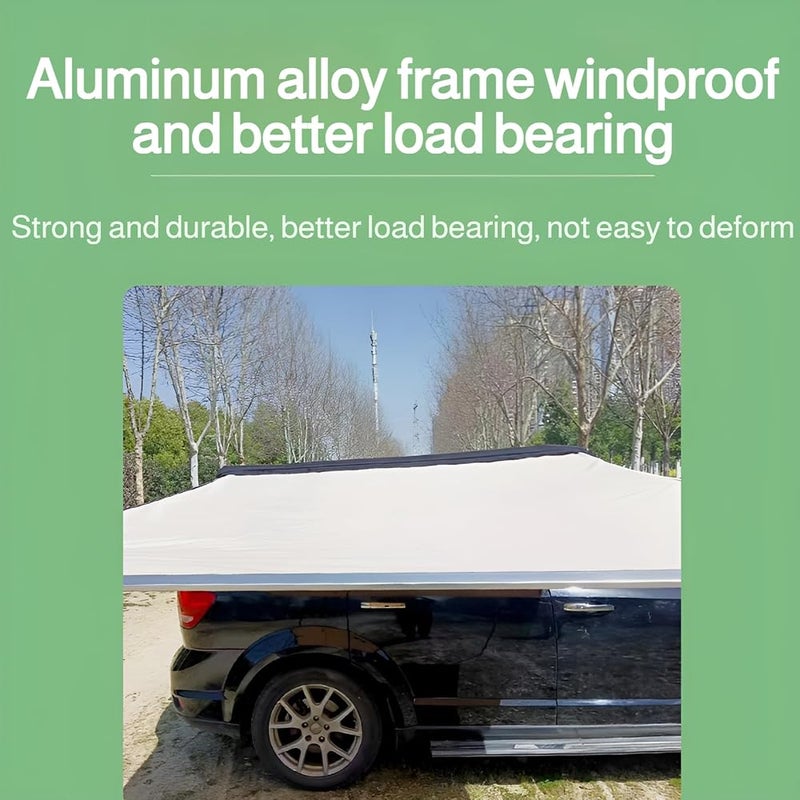 lilaBelle [lilaBelle]Car side tent quick opening suv single-layer side tent car tail tent outdoor camping car roof canopy tent sunshade cloth - Image 2
