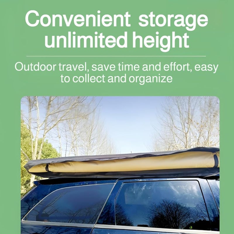 lilaBelle [lilaBelle]Car side tent quick opening suv single-layer side tent car tail tent outdoor camping car roof canopy tent sunshade cloth - Image 5