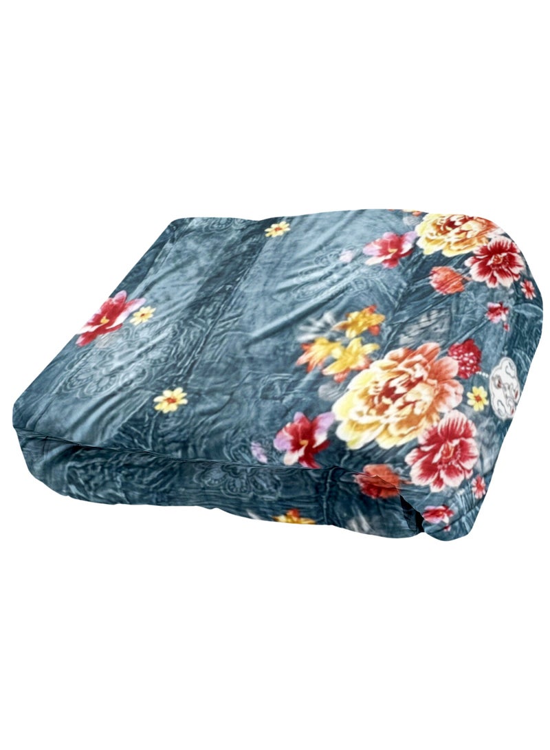 ستارجولد 1 بطانية طبقة واحدة بطانية رويال كلاودي فائقة النعومة ذات جودة أسبانية 220 × 240 سم - Image 1