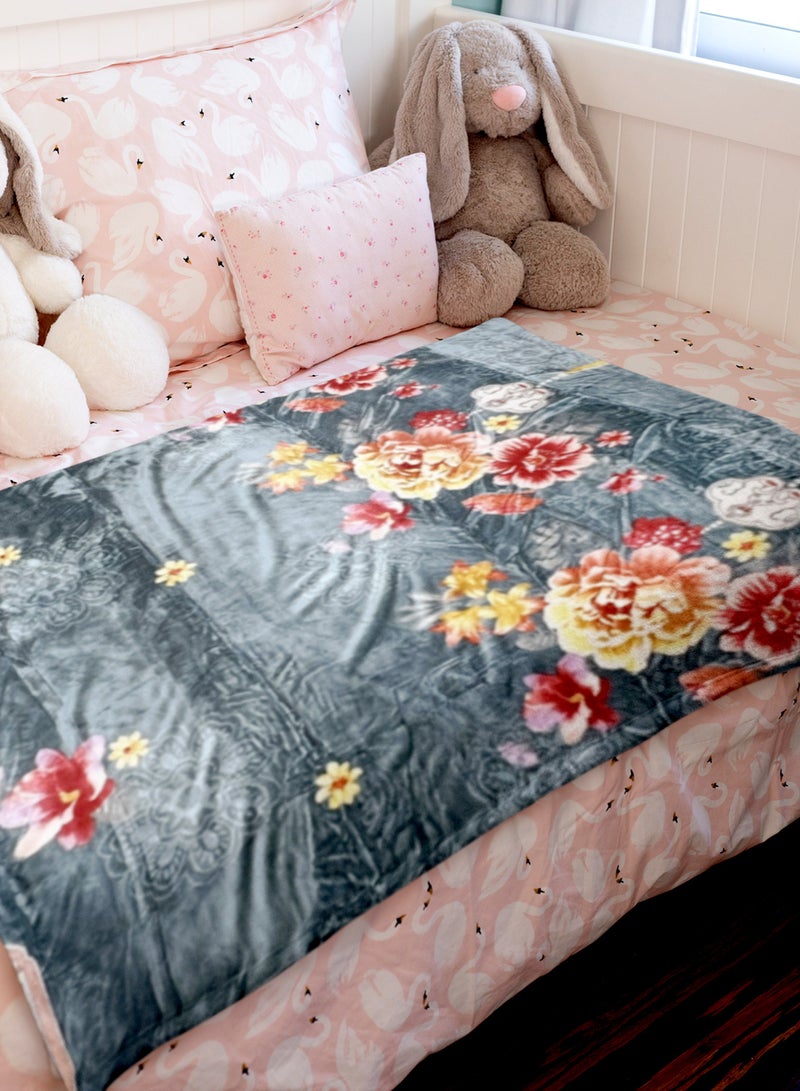 ستارجولد 1 بطانية طبقة واحدة بطانية رويال كلاودي فائقة النعومة ذات جودة أسبانية 220 × 240 سم - Image 2