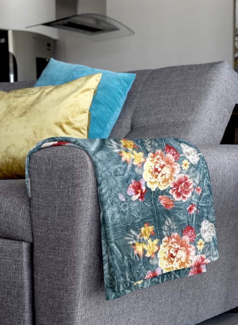 ستارجولد 1 بطانية طبقة واحدة بطانية رويال كلاودي فائقة النعومة ذات جودة أسبانية 220 × 240 سم - Image 4