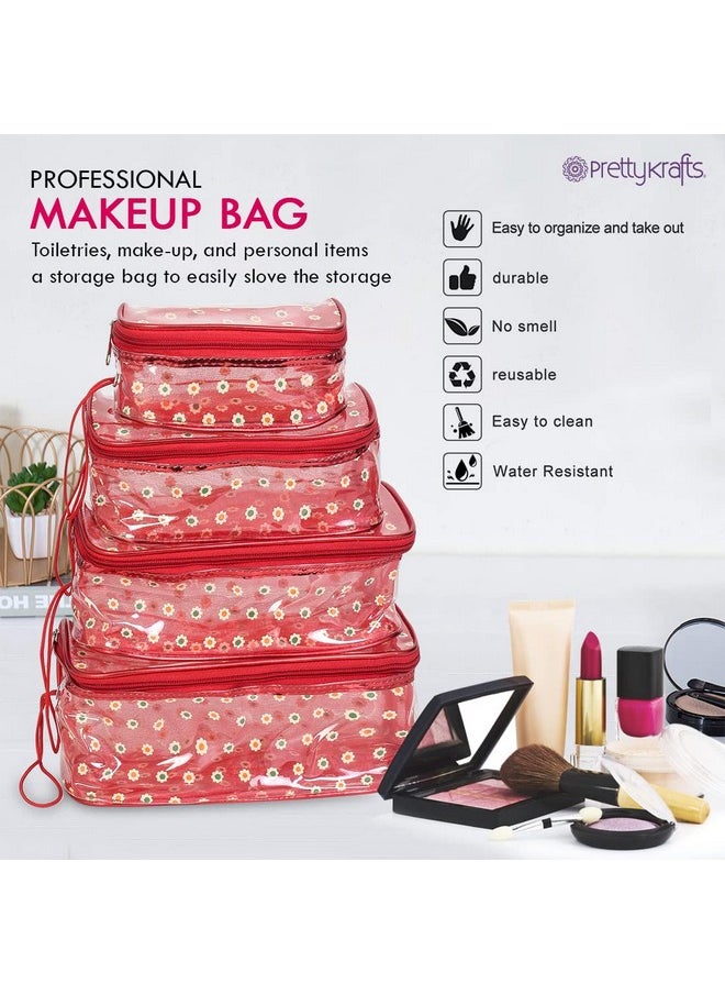 Vanity Box Transparent Multipurpose Makeup Cosmetics Bag Printed Organizer (Set Of 4) Red - pzsku/Z0EDF5F691AED8A2C15B4Z/45/_/1721572845/75ad7d5b-ad67-4e98-8df6-1e0256266a39