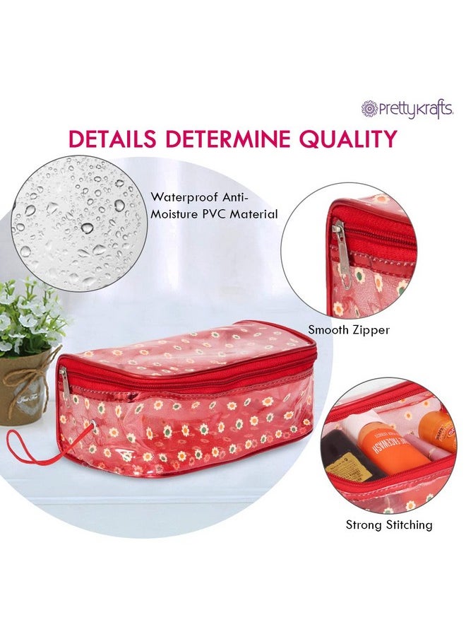 Vanity Box Transparent Multipurpose Makeup Cosmetics Bag Printed Organizer (Set Of 4) Red - pzsku/Z0EDF5F691AED8A2C15B4Z/45/_/1721572855/727eaa0d-93c9-4ced-8477-bc91ea6ff5f8